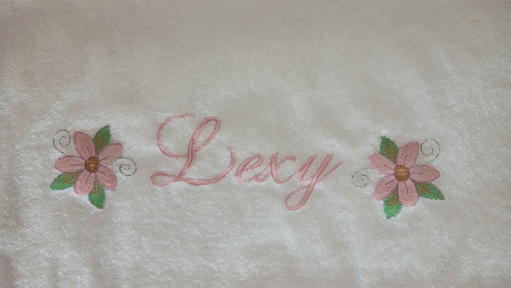 Broderie drap de bain personnalisé Vendée 4